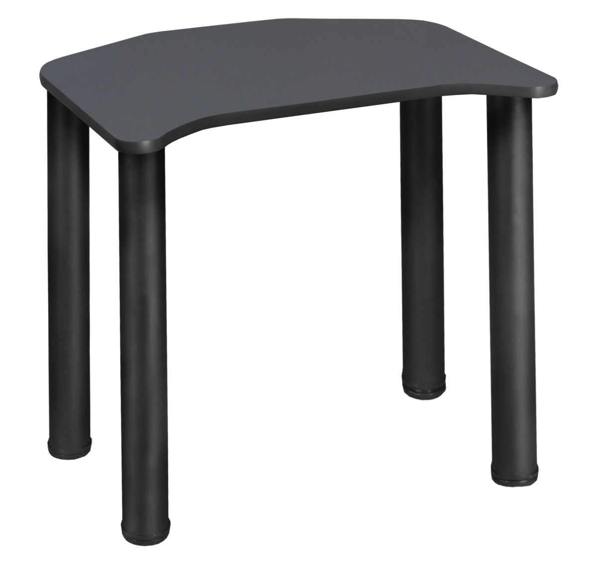 FSD2624GYBPBK 26 x 24 in. Ferris Desk, Grey & Black