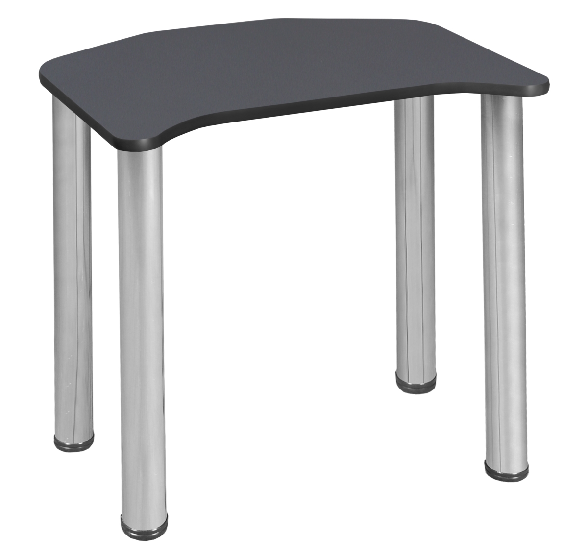 FSD2624GYBPCM 26 x 24 in. Ferris Desk, Grey & Chrome