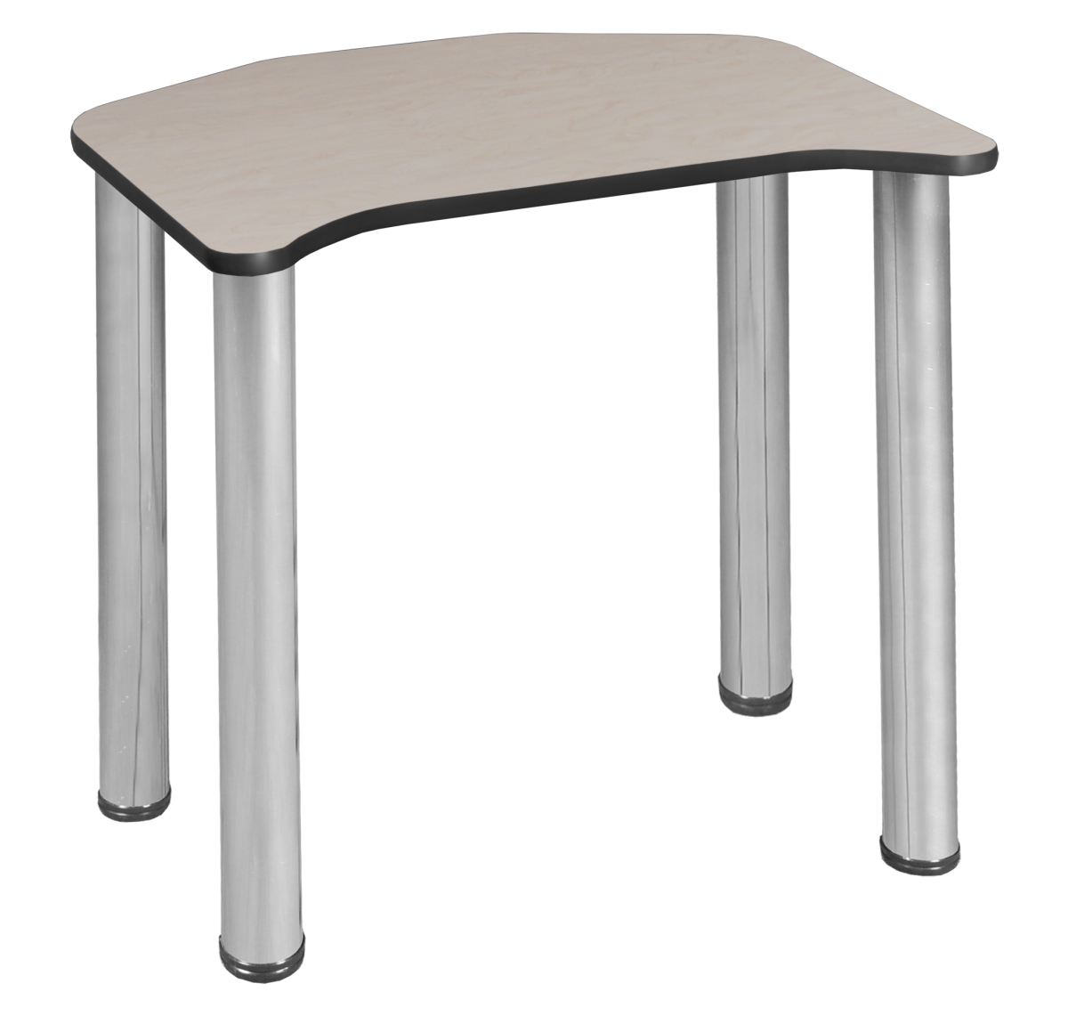 FSD2624PLBPCM 26 x 24 in. Ferris Desk, Maple & Chrome