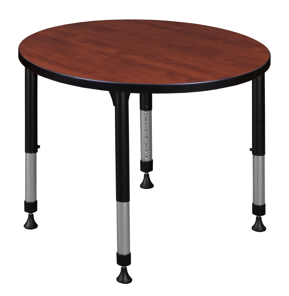 TB30RNDCHAPBK Kee 30 in. Cherry Round Height Adjustable Classroom Table