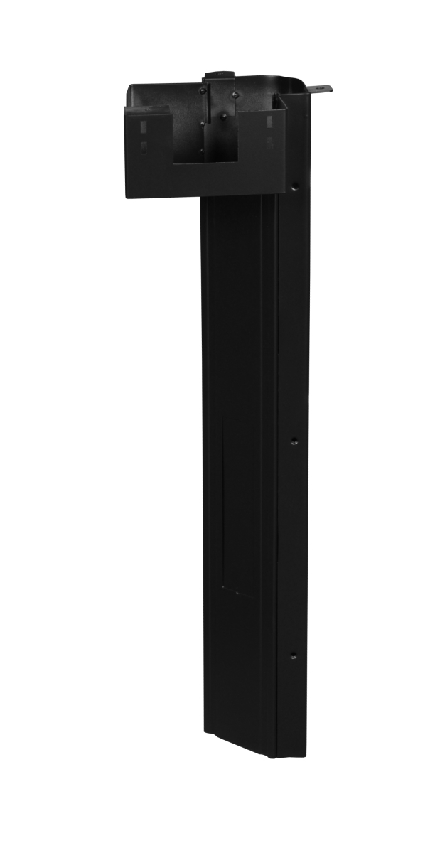 MCLCNR28BK Fusion Computer Table Corner Leg, Black