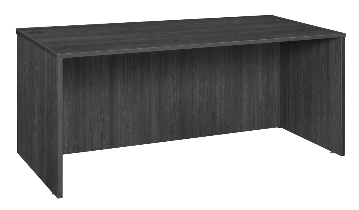 71 in. Legacy Desk Shell, Ash Grey