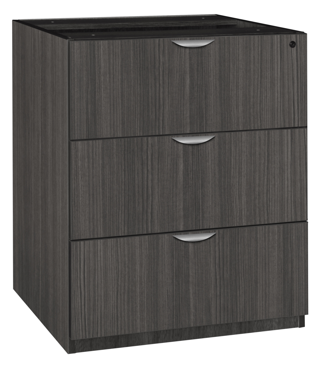 Legacy Stand Up Lateral File without Top, Ash Grey