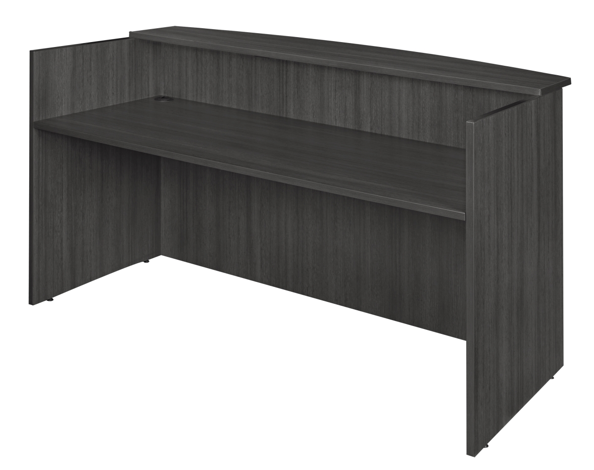 Legacy Reception Desk Shell, Ash Grey