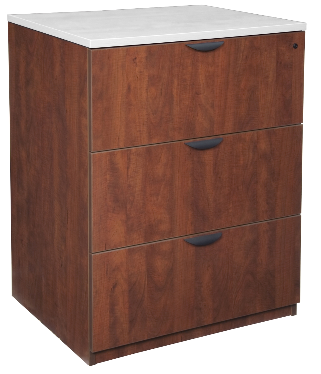 Legacy Stand Up Lateral File without Top, Cherry