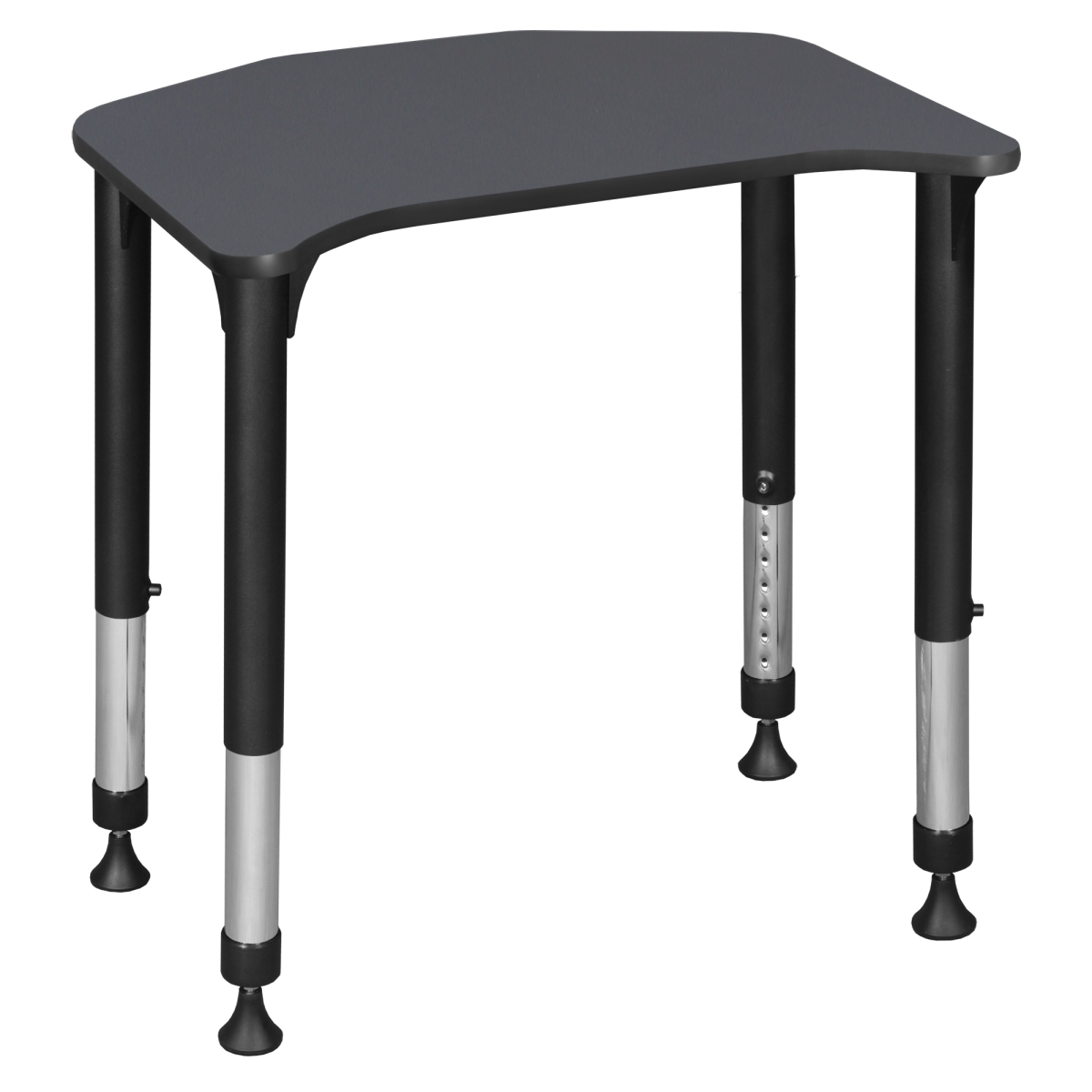 FSD2624GY 26 x 24 in. Ferris Height Adjustable Student Desk, Grey
