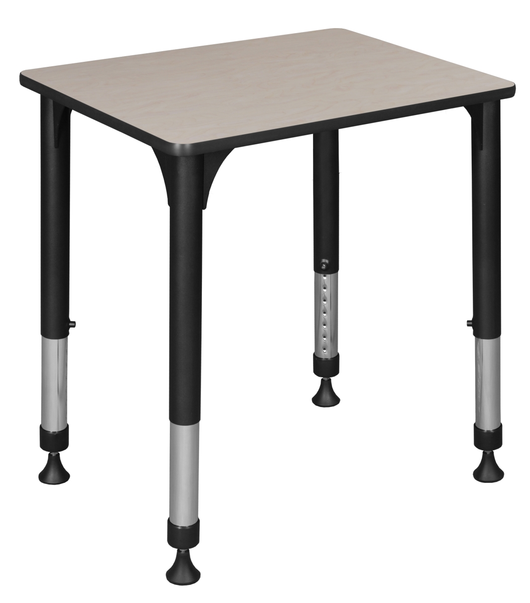 RSD18526PL 18.5 x 26 in. Rectangle Height Adjustable School Desk, Maple