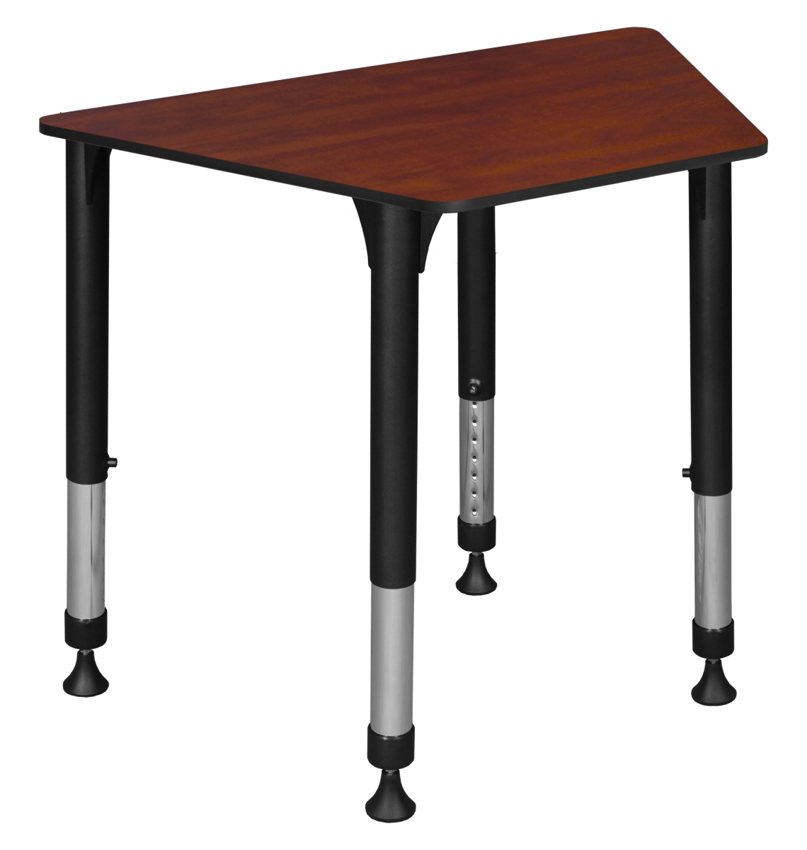 TSD362319CH 36 x 23 x 19 in. Trapezoid Height Adjustable School Desk, Cherry