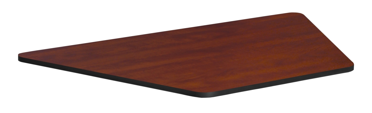 36 x 23 x 19 in. Standard Standard Trapezoid Table Top, Cherry & Maple