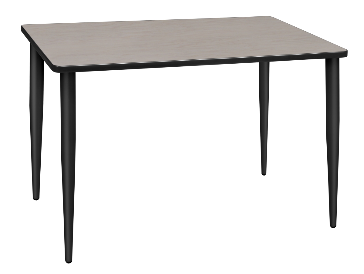 Kahlo Tapered Leg Table Maple & Black - 42 x 24 in.
