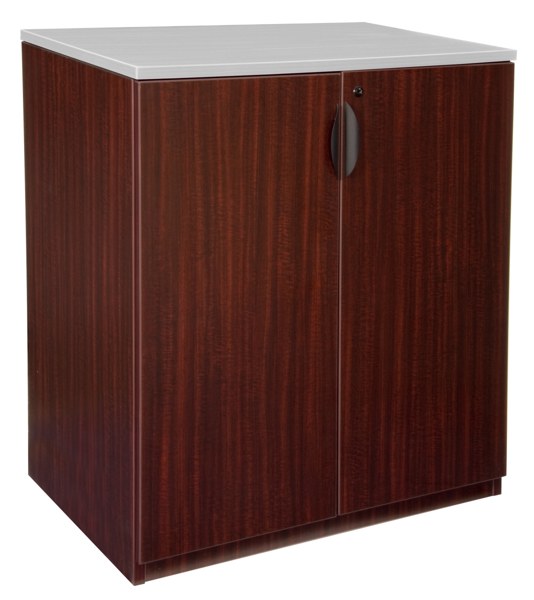 Legacy Stand Up Storage Cabinet without Top, Mahogany
