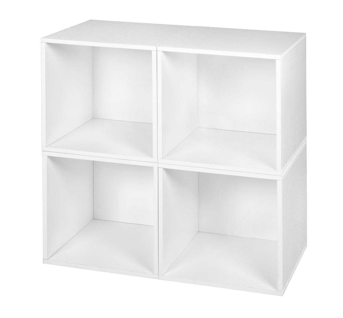 Picture of Niche PC4PKWH Cubo Storage Set with 4 Cubes&#44; White Wood Grain
