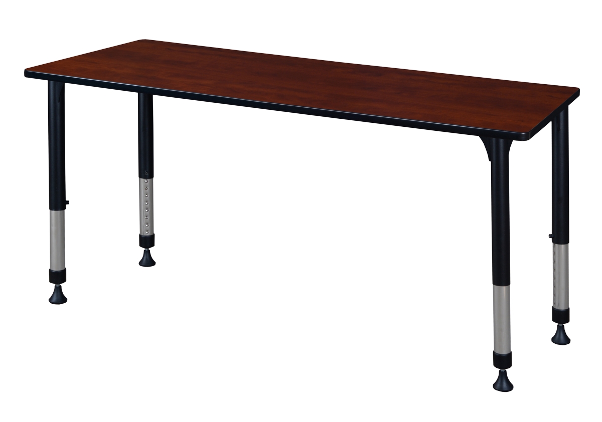 MT7230CHAPBK 72 x 30 in. Kee Height Adjustable Classroom Table, Cherry