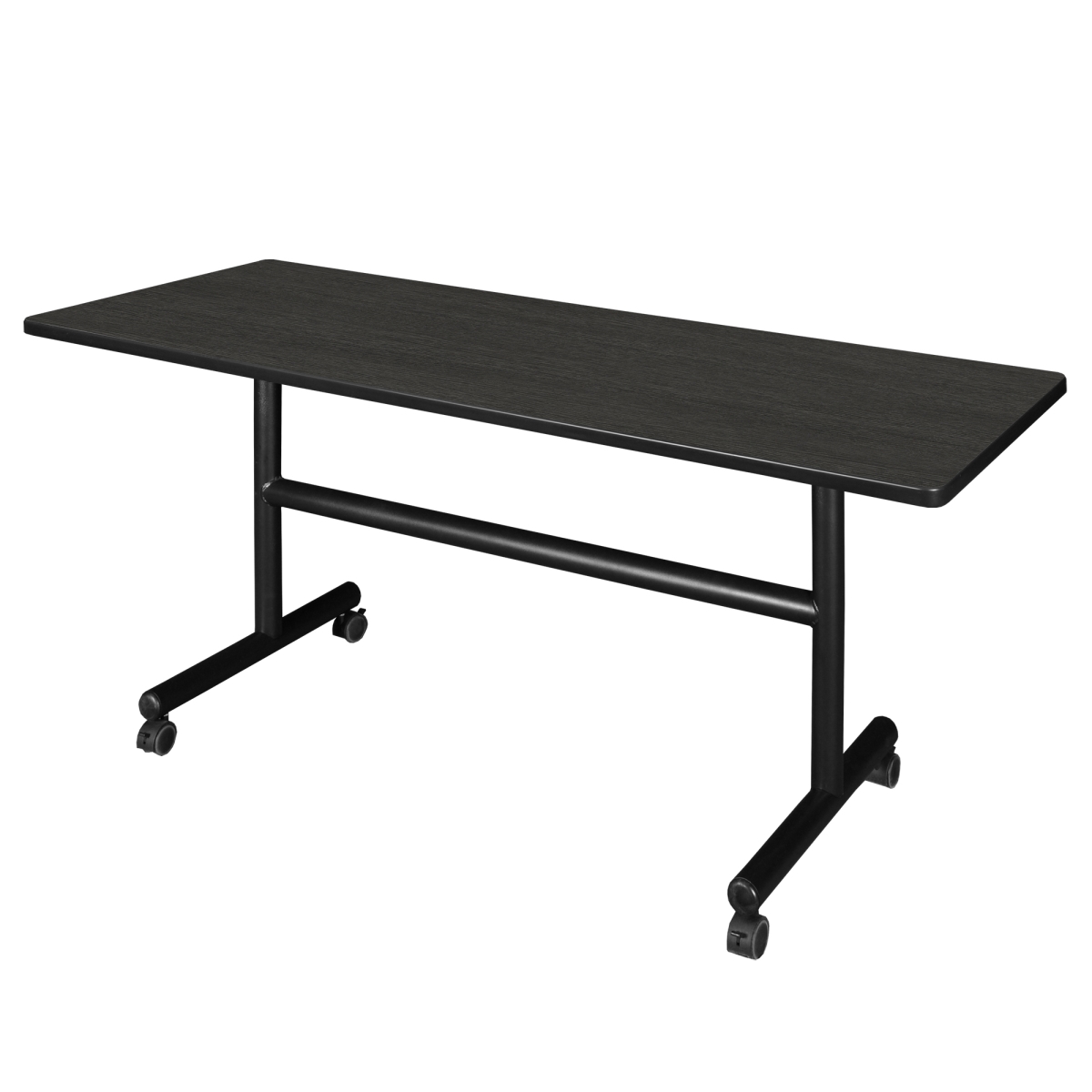 Kobe 60 in. Flip Top Mobile Training Table - Ash Grey