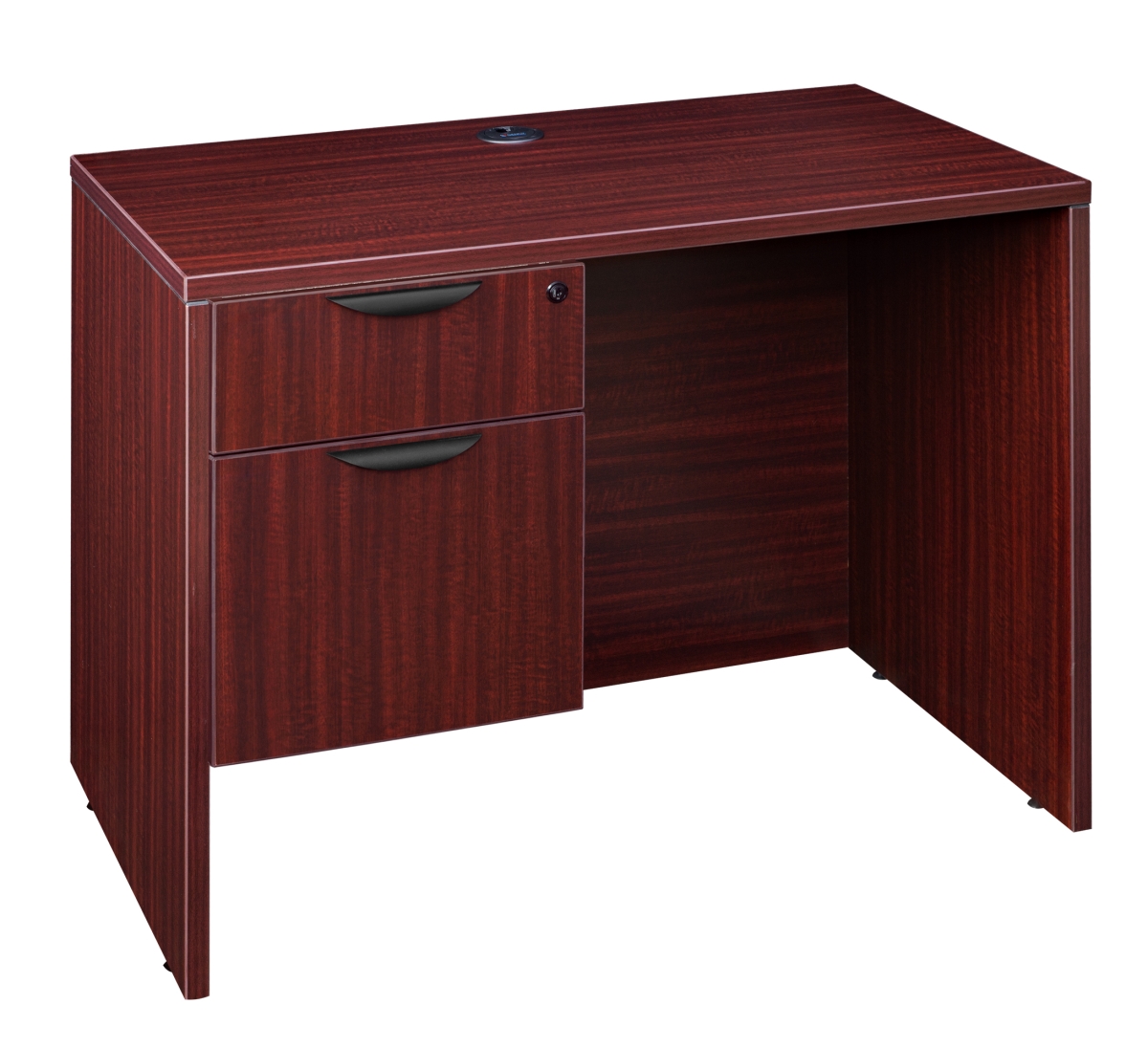 Picture of Regency LSP4224MH 42 in. Legacy Single Pedestal Desk&#44; Mahogany