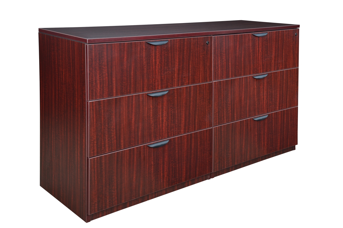 Legacy Stand Up Side to Side Lateral File, Mahogany