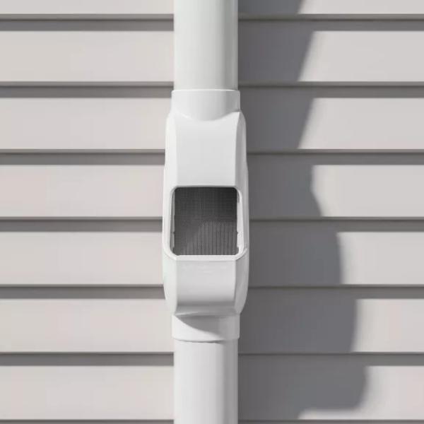 Leaf Eater Stream Original - Gray - 4 in. - High Efficiency Rain Head