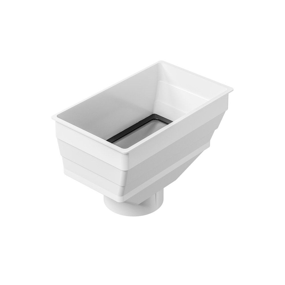 RHLC101 Leaf Catcha Rectangular 3 & 4 in. Rain Head