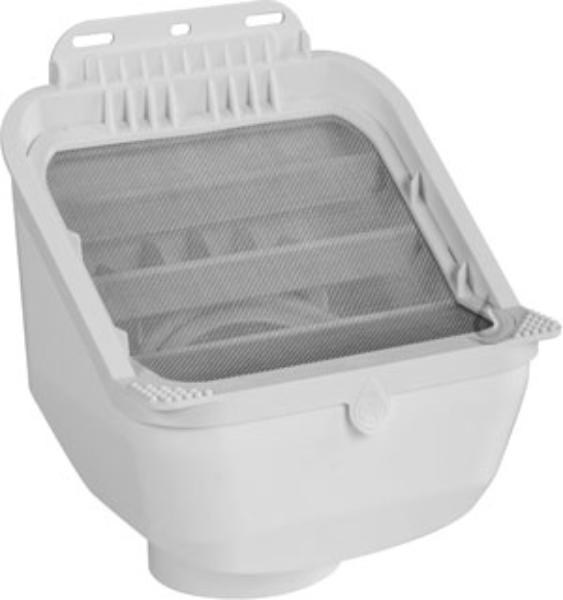 Leaf Eater Advanced Rain Head - Gray - 3 & 4 in. - Compact Design