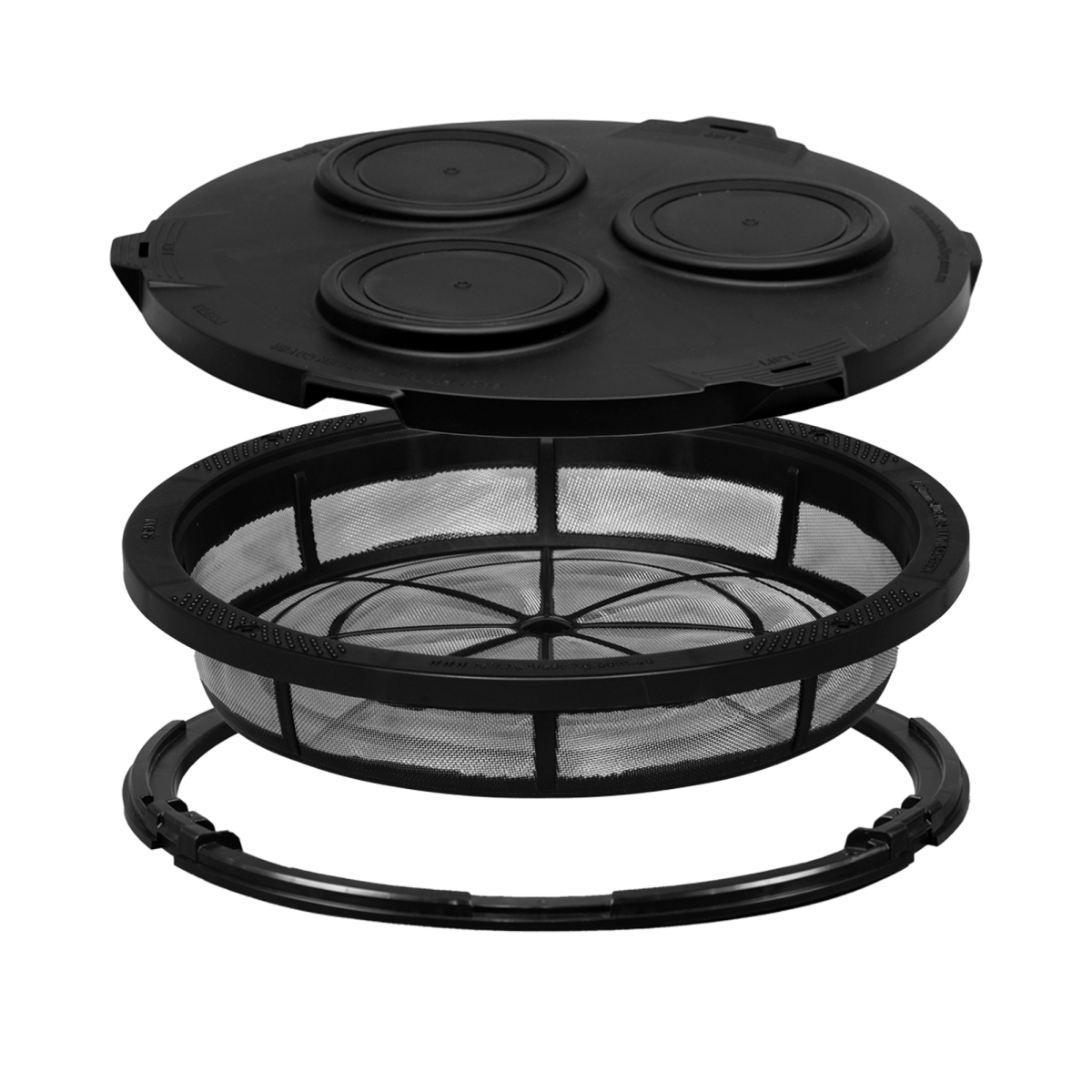 TSEF38  TSEF38 Easy Fit Side Mesh Tank Screen and Cover Kit w/ Screw Down Ring 16'