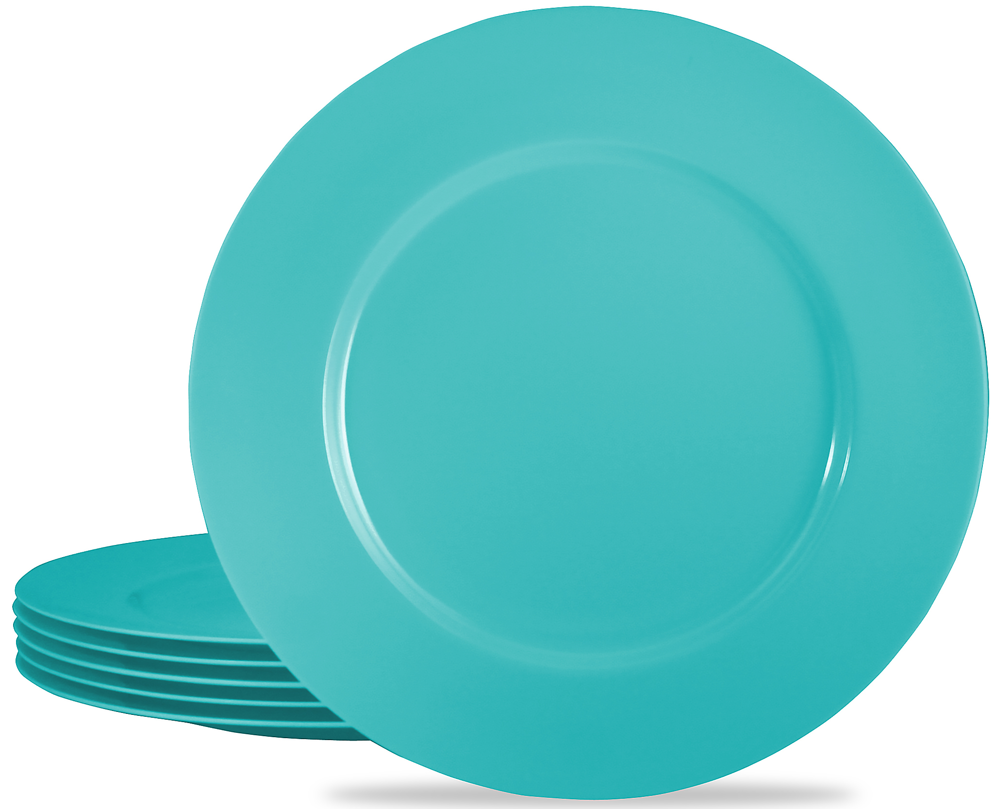 Picture of Reston Lloyd 72702 6pc Melamine Salad Plate Set  Turquoise 