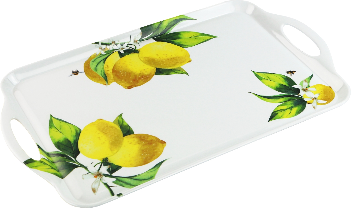 Picture of Reston Lloyd Multi-Purpose 18" Rectangle Melamine Plastic Handled Tray