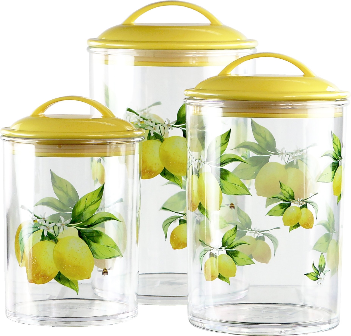 Picture of Calypso Basics by Reston Lloyd Acrylic Storage Canisters&#44; Set of 3
