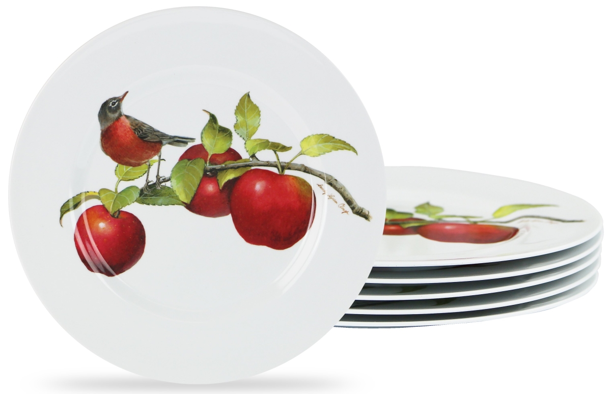 Picture of Reston Lloyd 72999 6pc Melamine Salad Plate Set  Harvest Apples