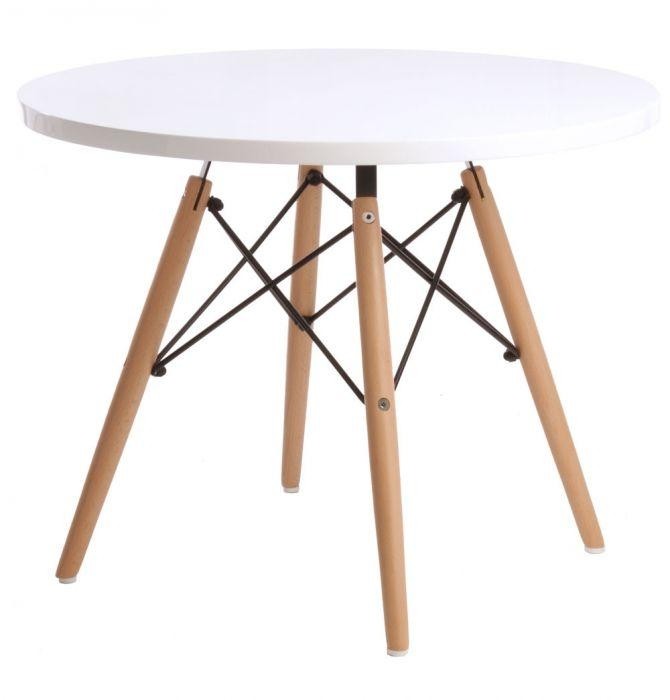 Picture of Aron Living AL10067 Paris Kids Playroom Table&#44; White - 19 x 23.5 x 23.5 in.