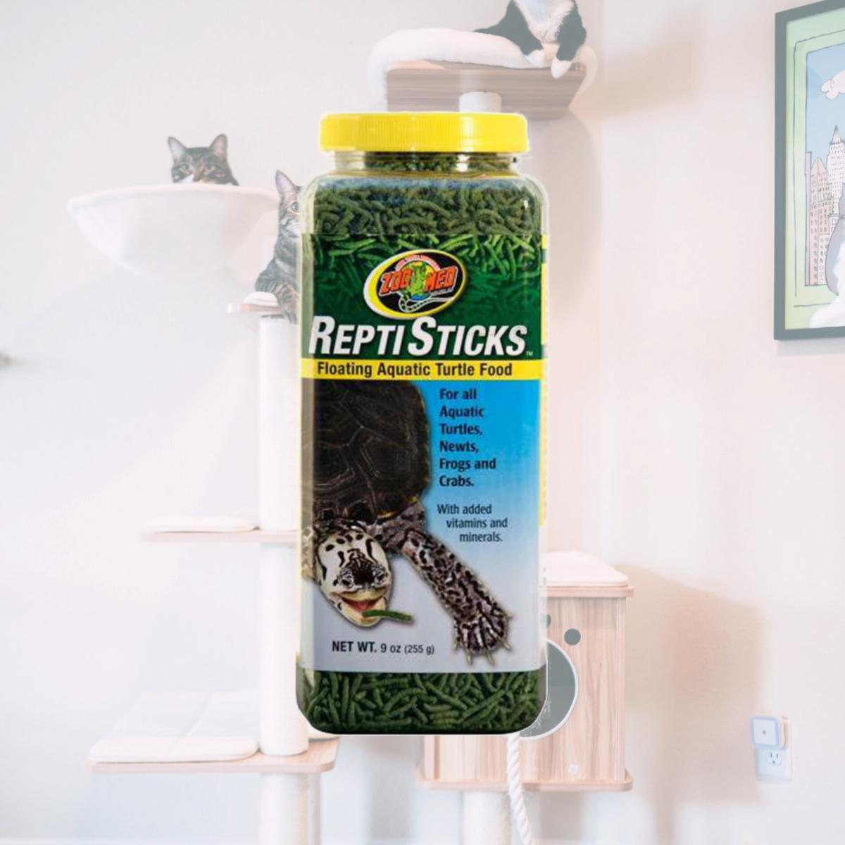 Picture of Zoo Med Labs 850-40033 Zoo Med ZM-33 ReptiSticks Floating Aquatic Turtle Food 9oz