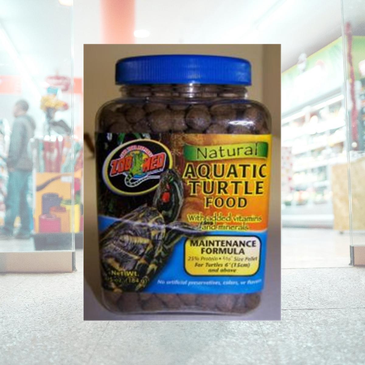 Picture of Zoo Med Labs 850-40110 Zoo Med Natural Aquatic Turtle Food Maintenance Formula .31in Size Pellet 6.5oz