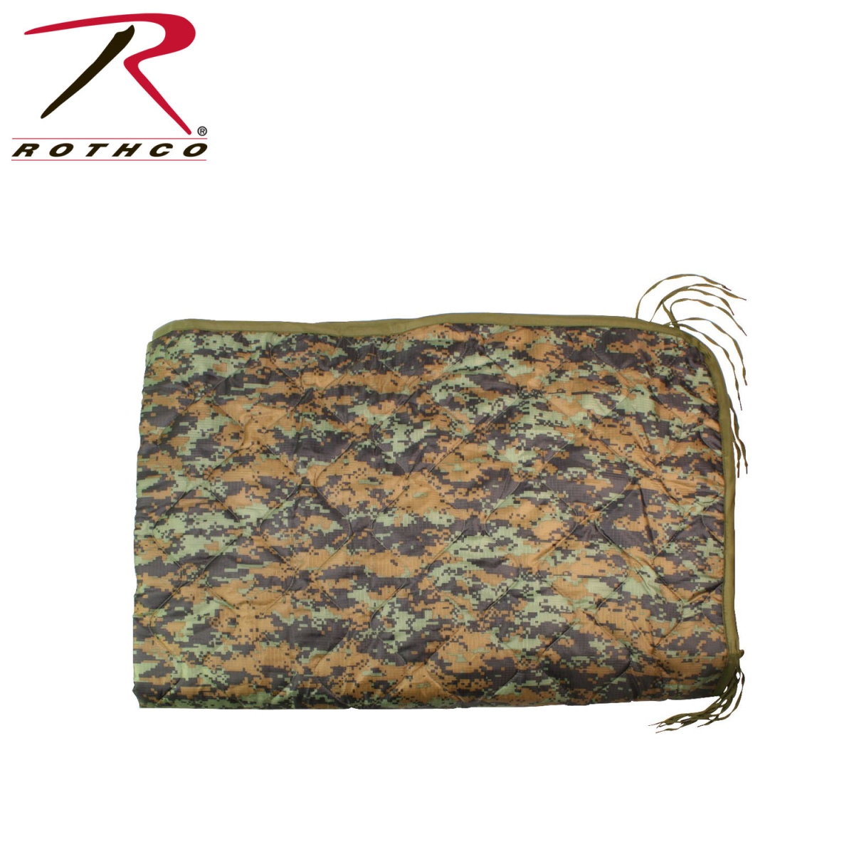 9729 G.I. Type Poncho Liner, Woodland Digital Camo