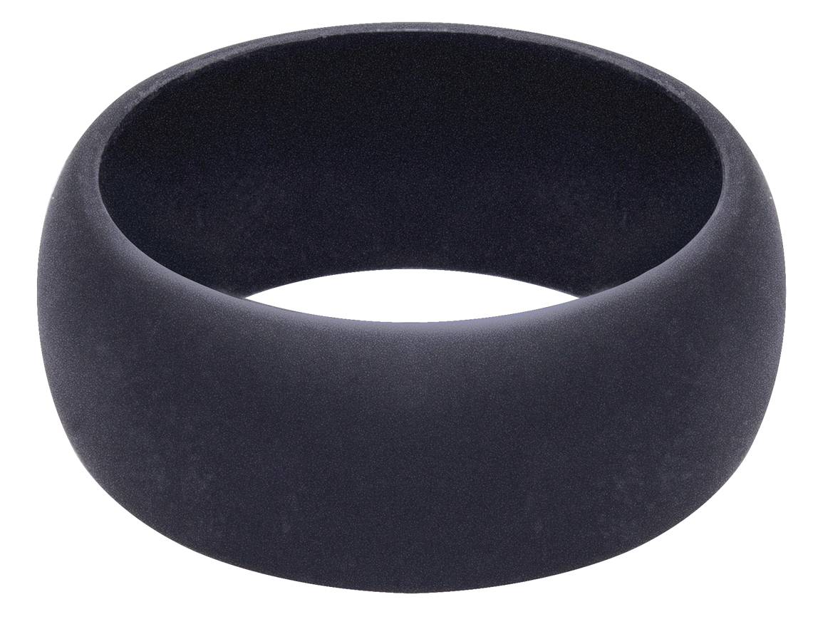 16975 Silicone Military Rings, Black - Size 10