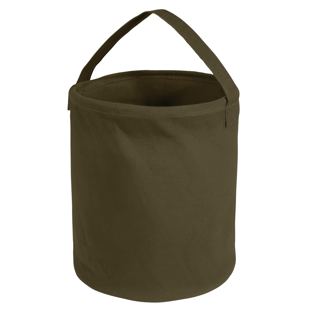 10488 Canvas Water Bucket, Olive Drab - Large