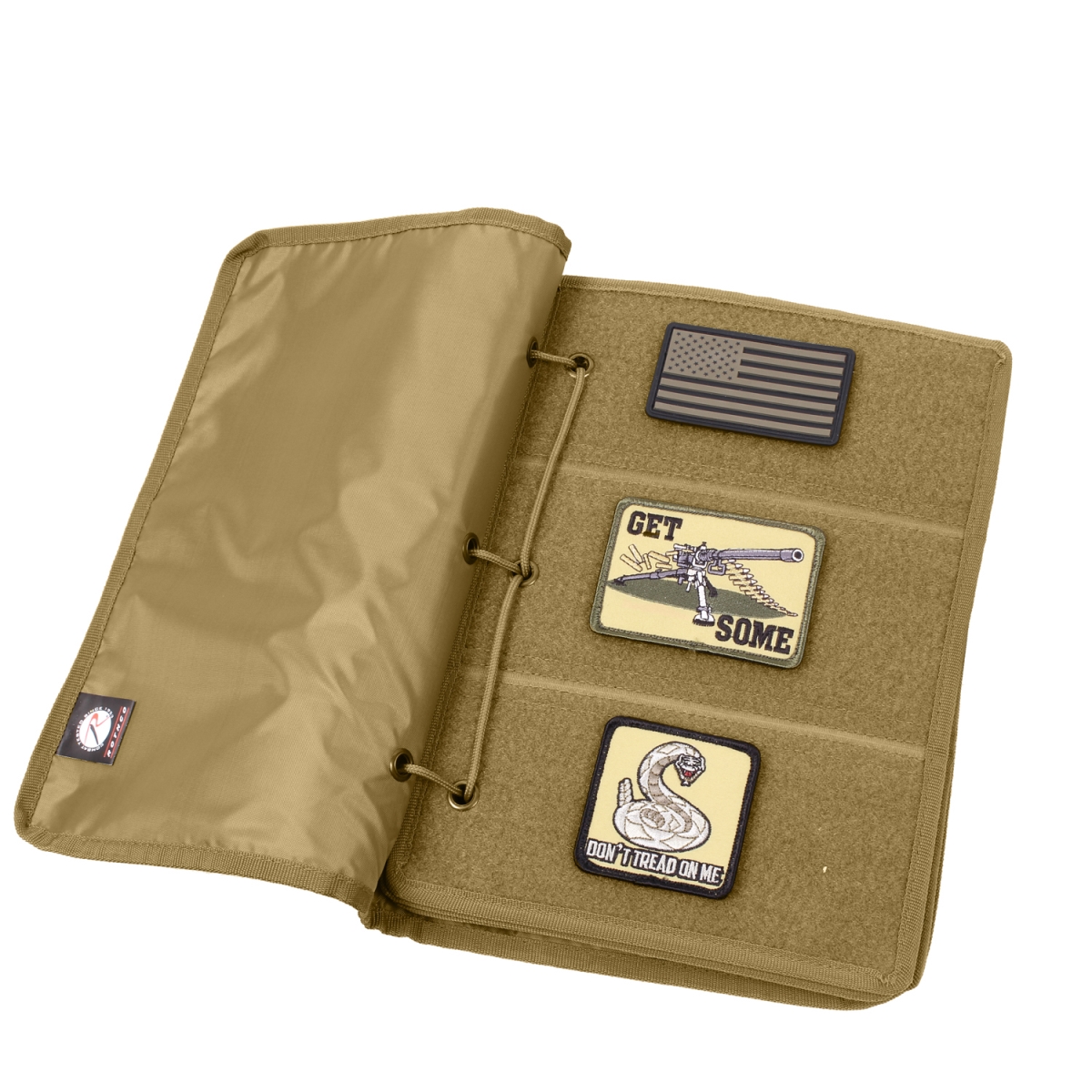 15031 Hook & Loop Patch Book, Coyote Brown