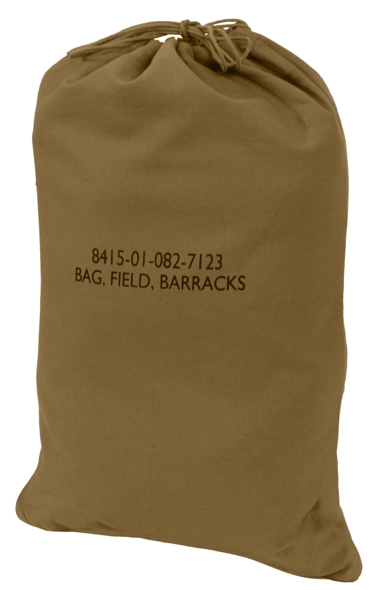 1511 24 x 32 in. Canvas Barracks Bag, Coyote Brown