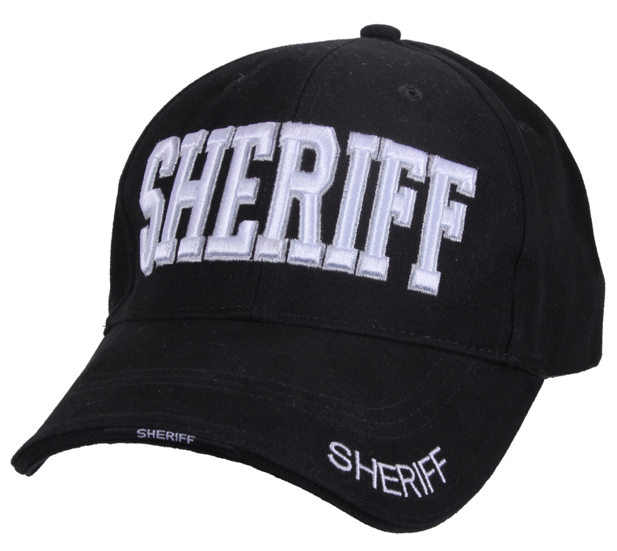 15227 Sheriff Deluxe Low Profile Cap, Black