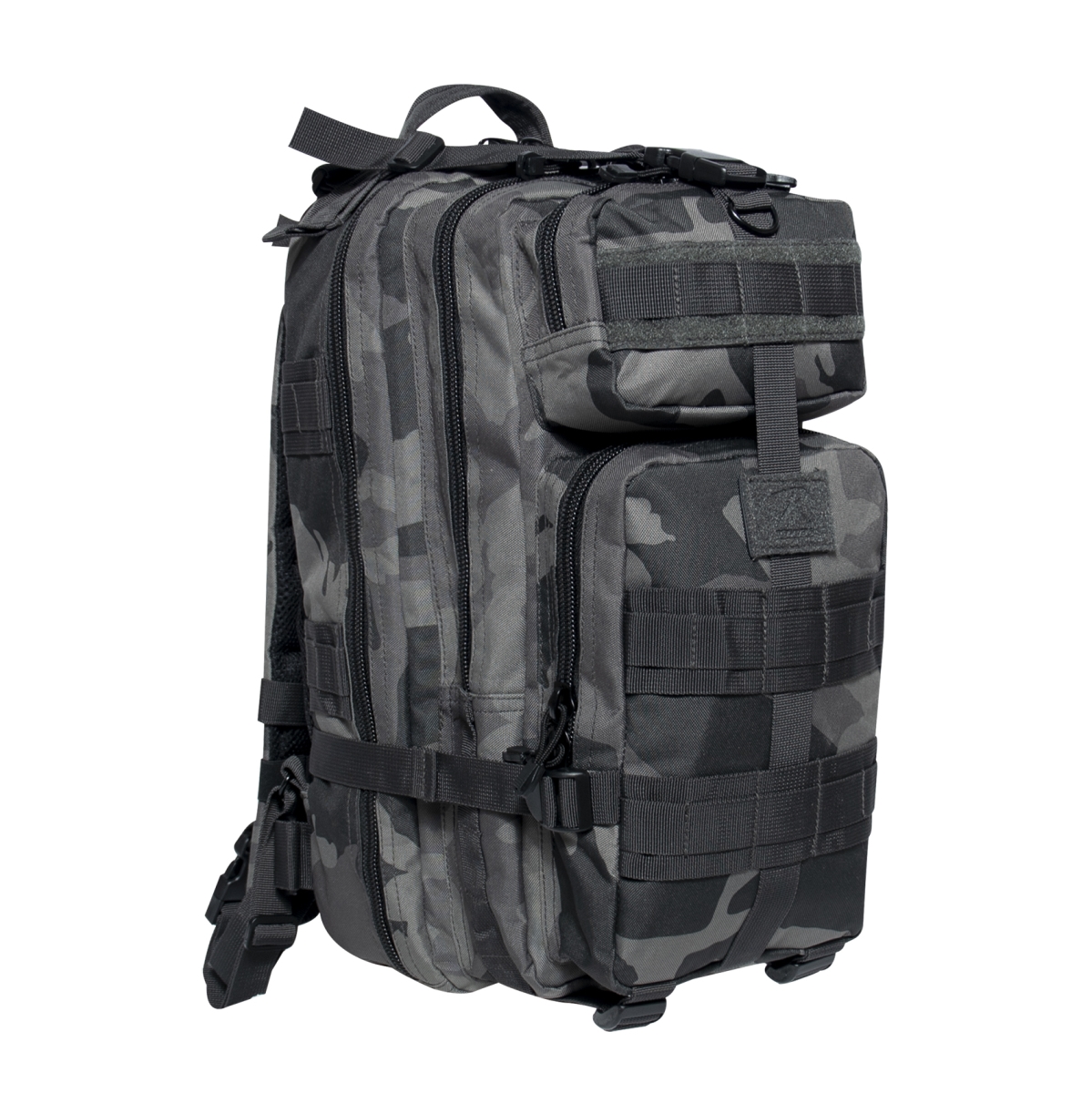 20583 Medium Transport Backpack, Black Camo