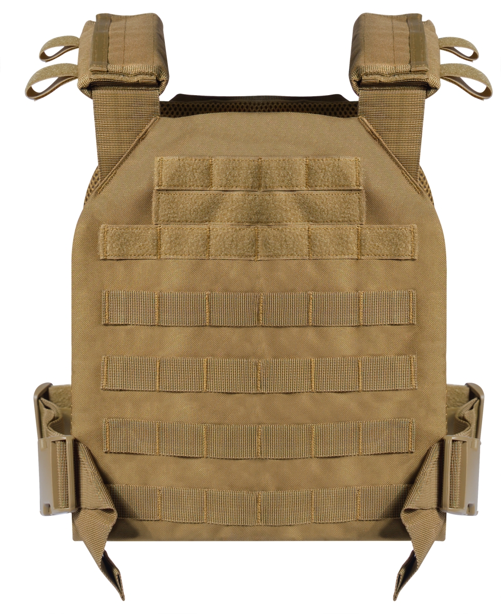 20699 Low Profile Plate Carrier Vest, Coyote Brown - Regular