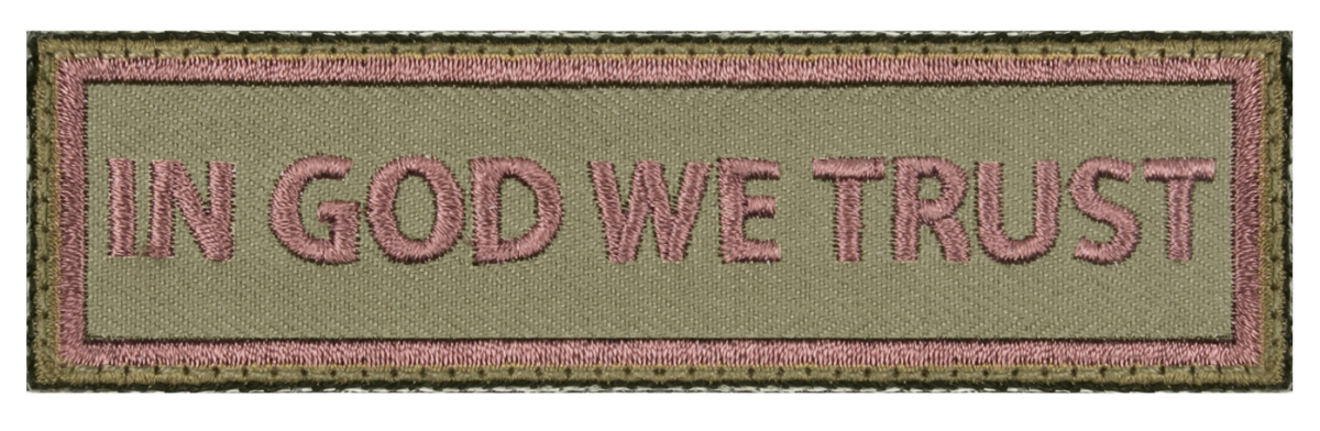17199 In God We Trust Morale Patch