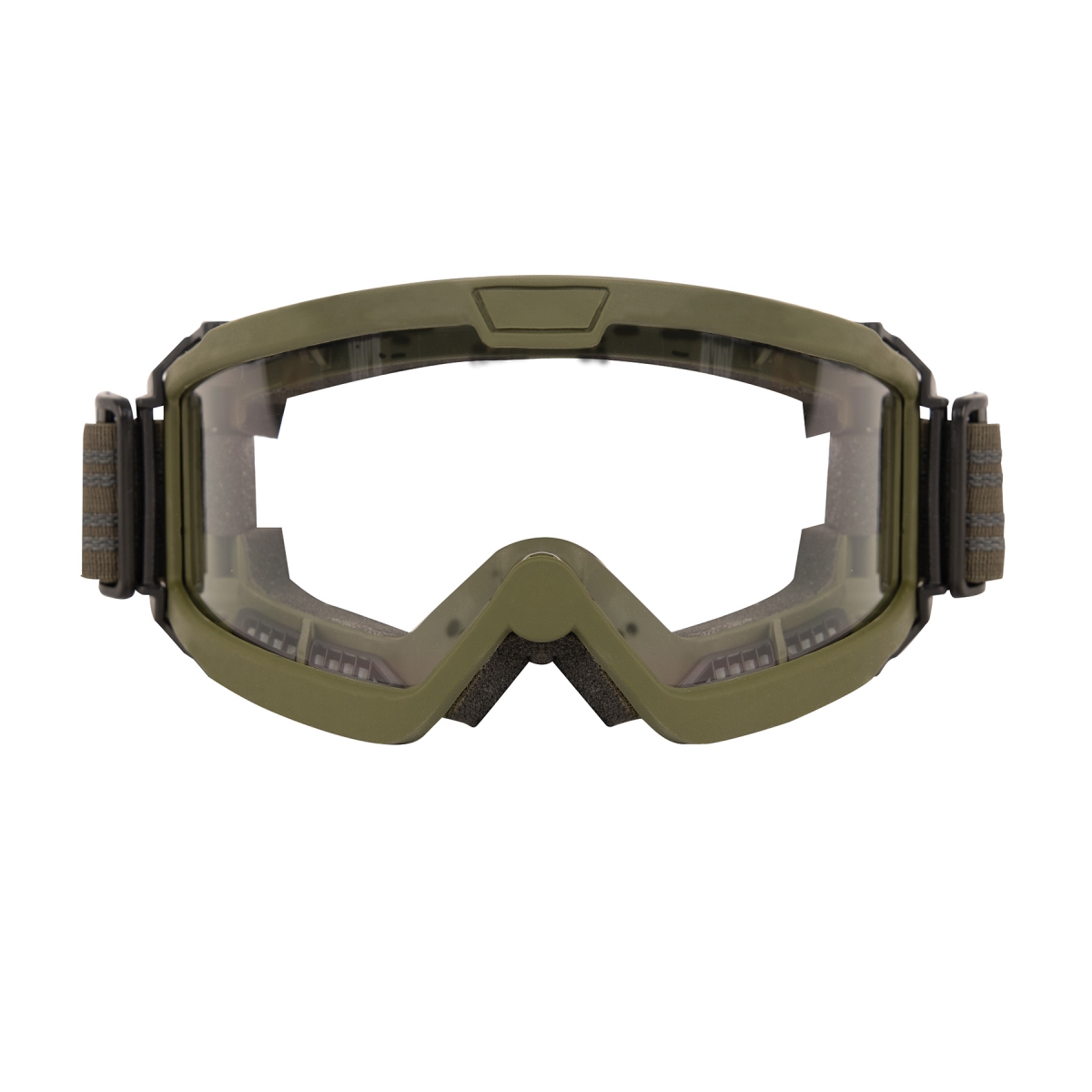 22477 ANSI Rated OTG Goggles Sunglasses, Olive Drab & Clear