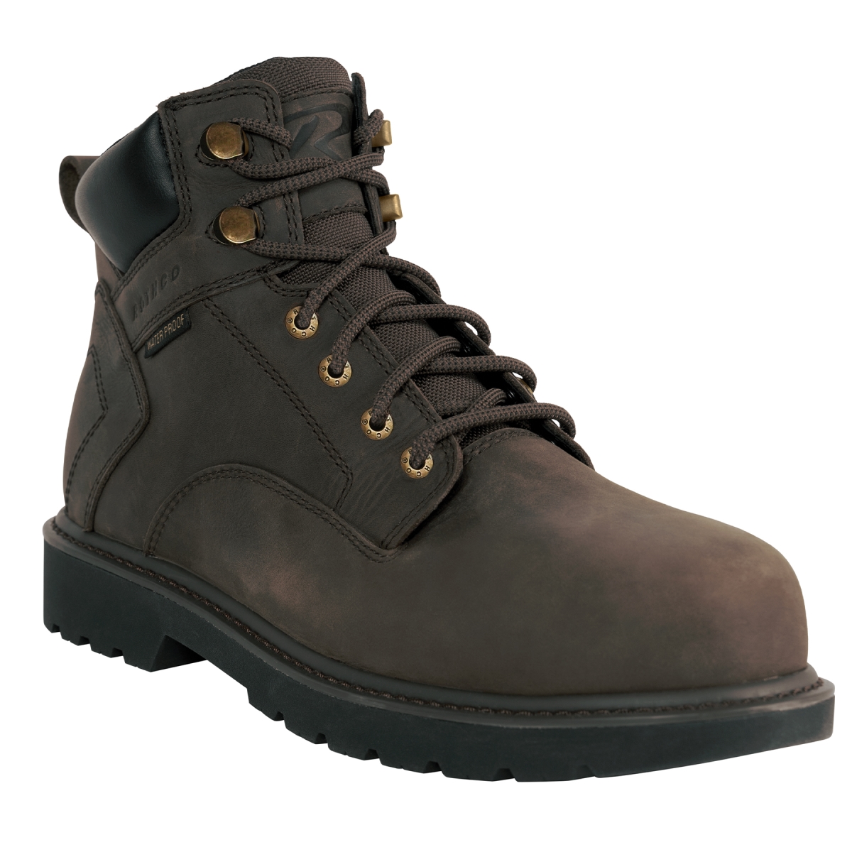29412 6 in. Tradesman Composite Toe Work Boot, Brown - Size 10