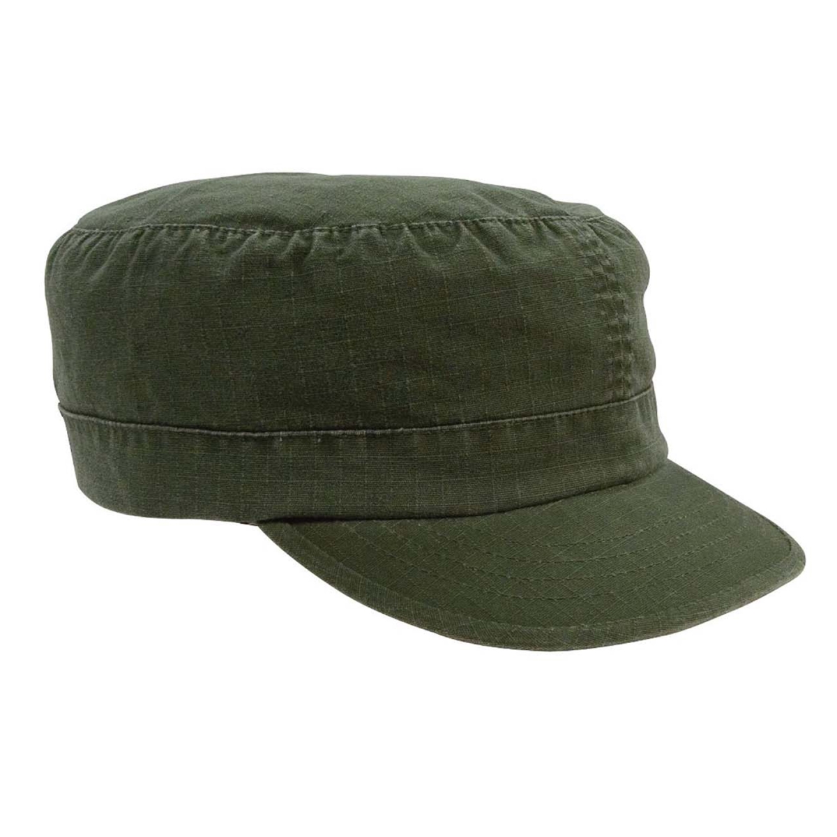 498 Women Adjustable Vintage Fatigue Caps, Olive Drab