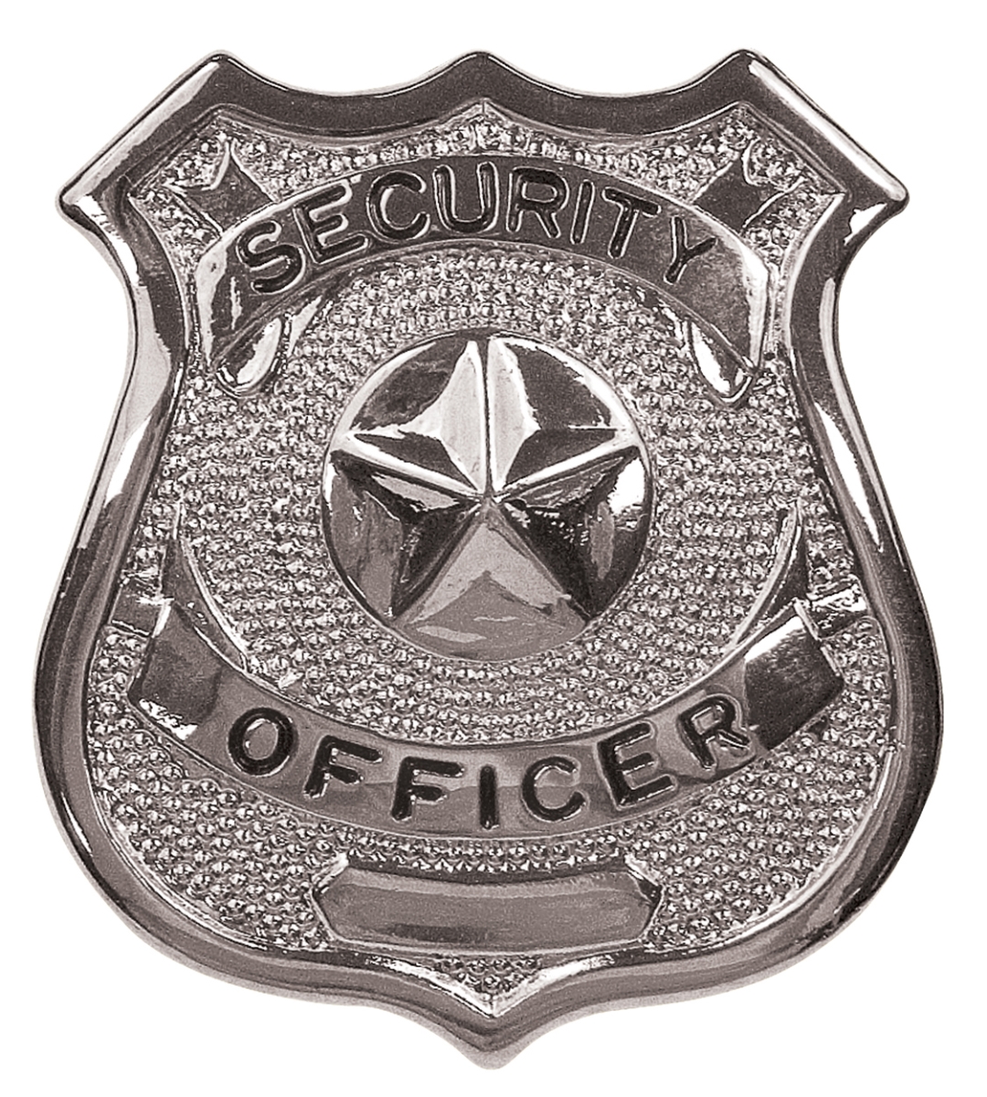 872 Security Officer Decal, Silver