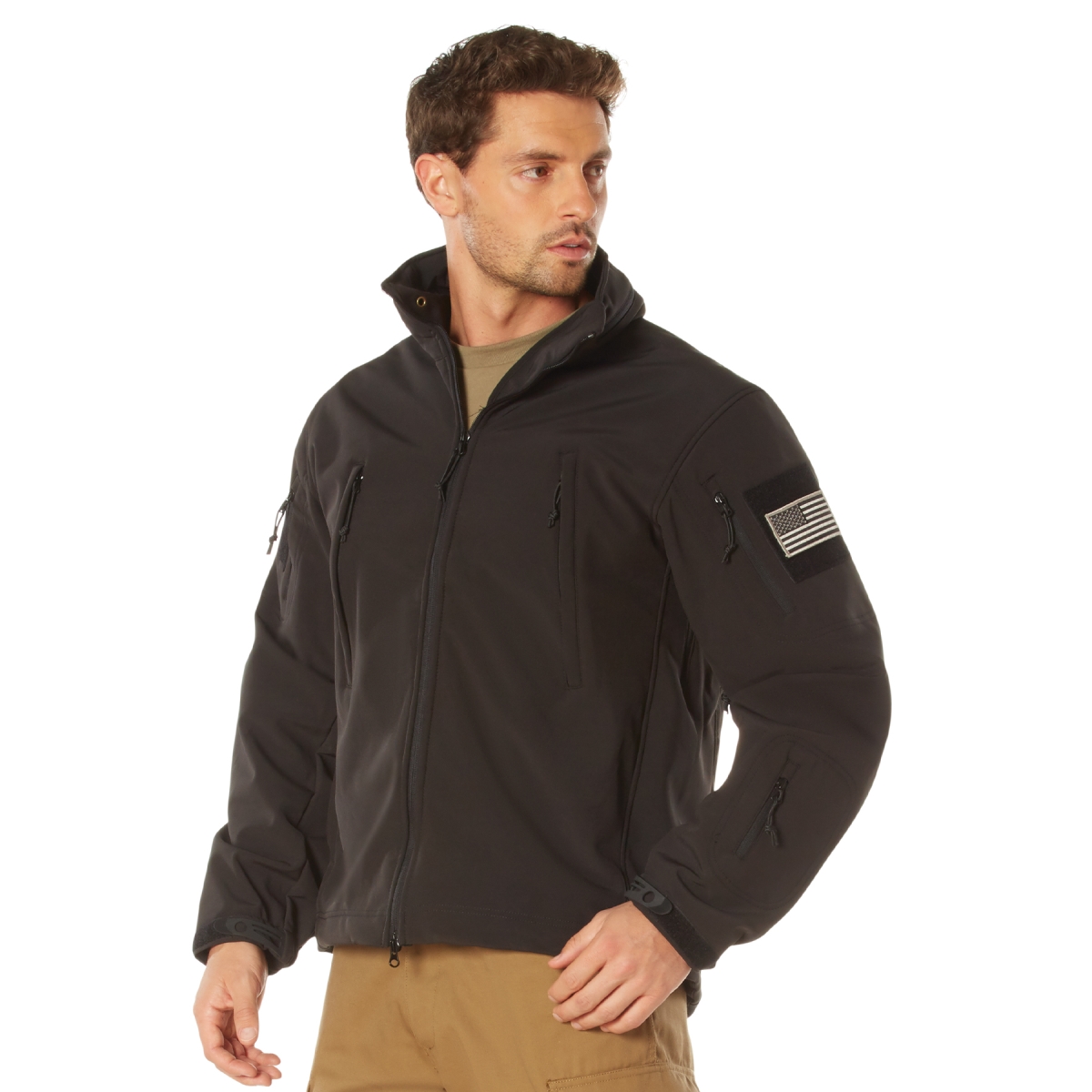 19446 Special Ops Soft Shell Jacket, Black - 8XL