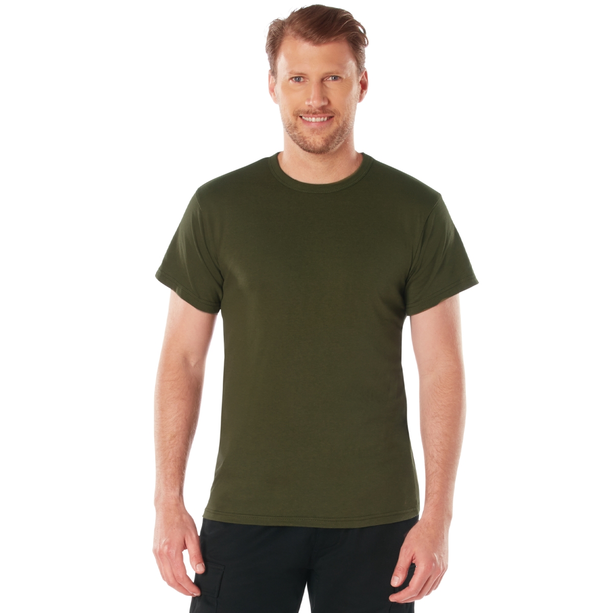 12504 Moisture Wicking Short Sleeve T-Shirt, Olive Drab - Medium
