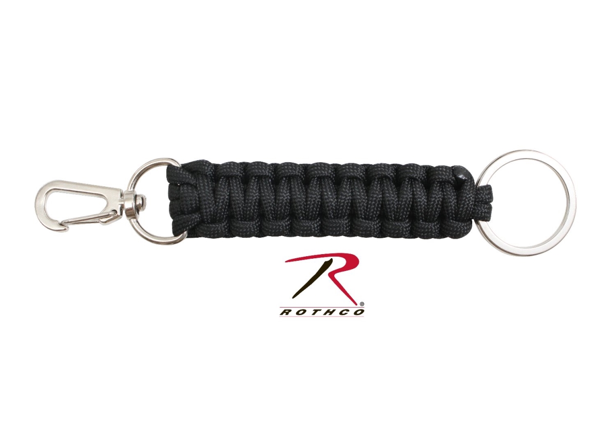 11113 Paracord Keychain, Olive Drab Black
