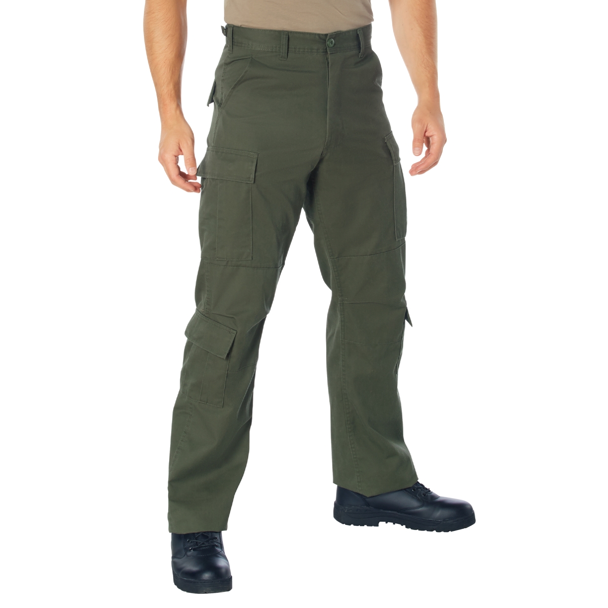 1588 Men Vintage Paratrooper Cargo Fatigue Pants Olive Drab  3XL