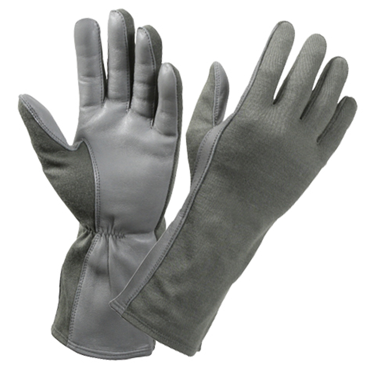 2233 G.I. Type Flame & Heat Resistant Flight Gloves, Foliage Green - Size 9