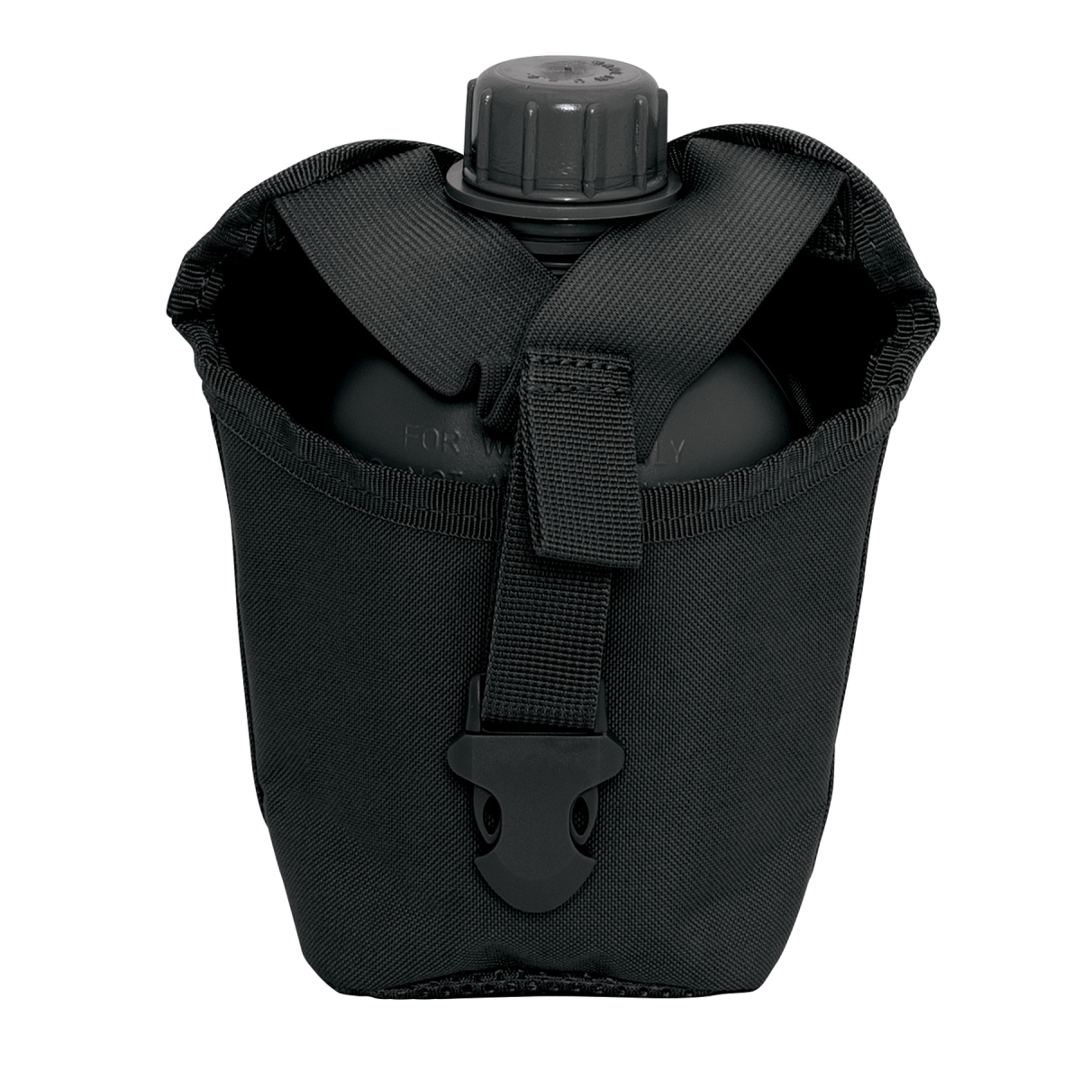 2730 1 qt. Molle Compatible Canteen Pouch & Cover, Black